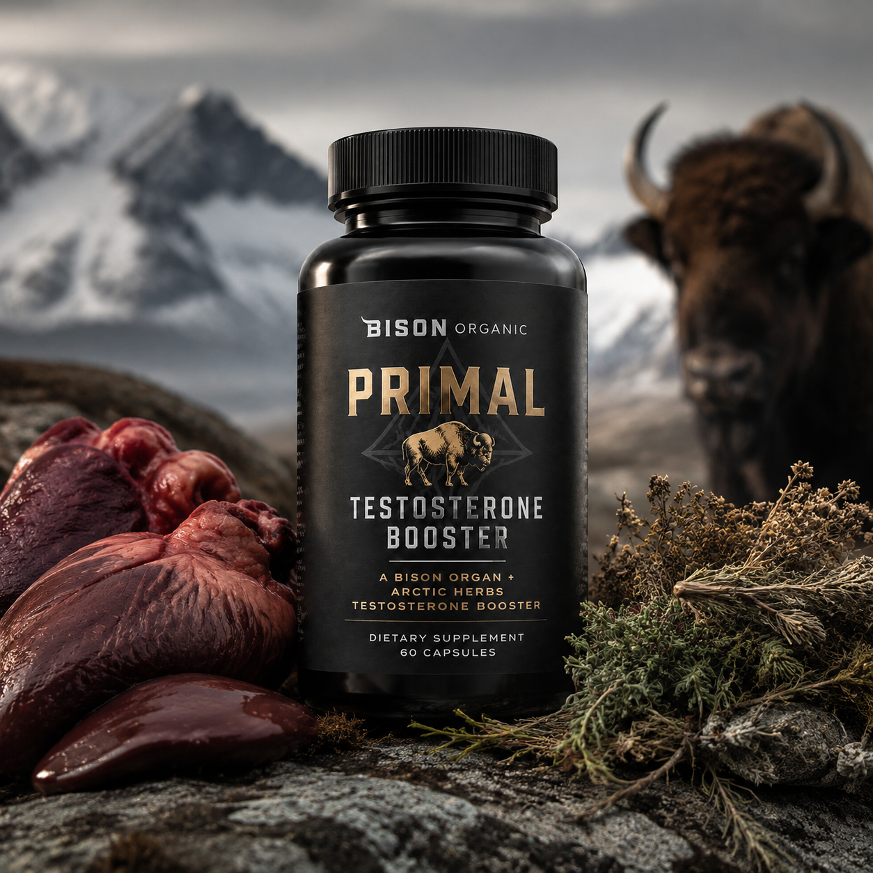 1x Bison Organic Primal Booster